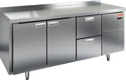 Купить стол охлаждаемый hicold gn 222/tn (-2+10), 3секц.,6 ящиков, 1835х700х850 – цена от завода, доставка до двери | RuOborudovanie.ru