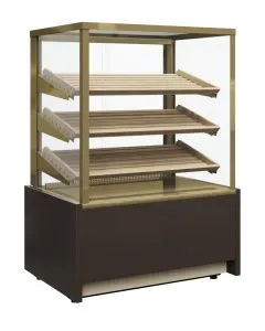 Витрина хлебная Kc70 N 0,6-2 Bread 9006-9005 (хлебная 0,6 Carboma Cube техно) 1802363P без стекла – купить по цене завода