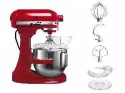 Купить миксер планетарный kitchenaid 5kpm5eer red – цена от завода, доставка до двери | RuOborudovanie.ru