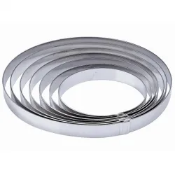 Купить форма кондитерская "круг" d18см h2см, нерж.сталь x1802 – цена от завода, доставка до двери | RuOborudovanie.ru
