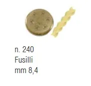 Пресс-форма Sirman Fusilli 8.4 Mm для аппарата Sirman Sinfonia 28184240 – купить в RuOborudovanie.ru с доставкой до двери Пресс-форма Sirman Fusilli 8.4 Mm для аппарата Sirman Sinfonia 28184240