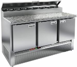 Стол холодильный для пиццы Hicold PZE2-111/GN (1/6) Камень на 375л