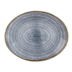 Купить блюдо овальное 31,7х25,5см, без борта, цвет slate blue, studio prints spsbop121 – цена от завода, доставка до двери | RuOborudovanie.ru
